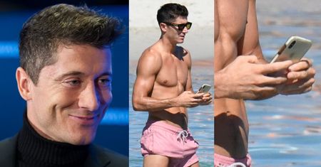 Robert Lewandowski NIE UŻYWA telefonu, który reklamuje? (FOTO)