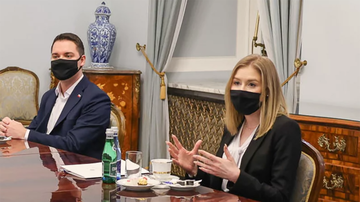 Łukasz Rzepecki i Kinga Duda rozmawiali z przedstawicielami młodego pokolenia
