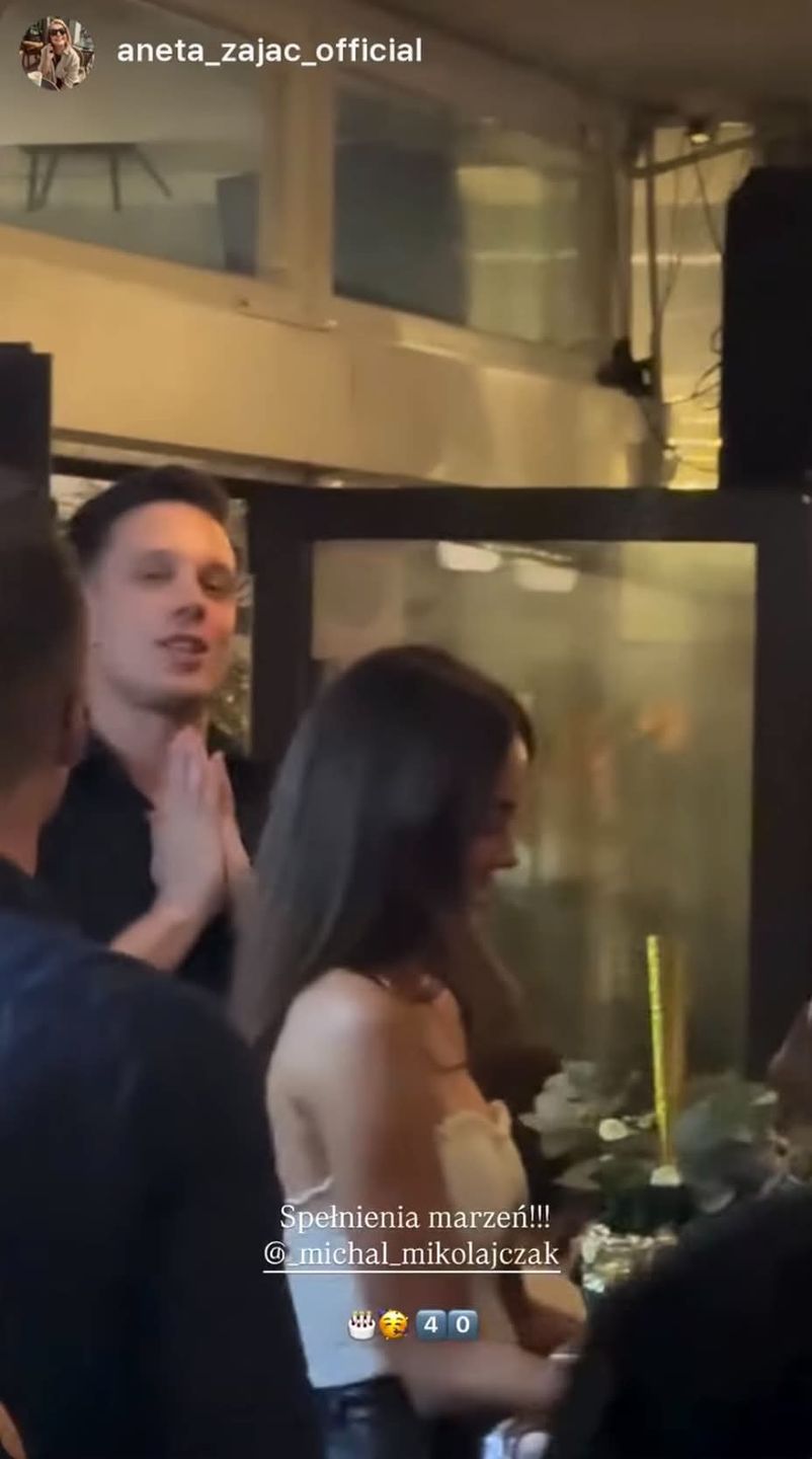 Michał Mikołajczak celebruje 40. urodziny z ukochaną 