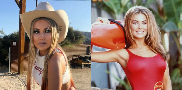 Od "Słonecznego Patrolu" do Dzikiego Zachodu: Carmen Electra w SKĄPYCH fatałaszkach podbija ranczo. Poznajecie? (ZDJĘCIA)