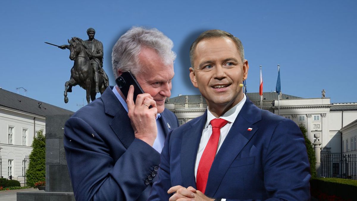 Gitanas Nauseda dzwonił do Karola Nawrockiego