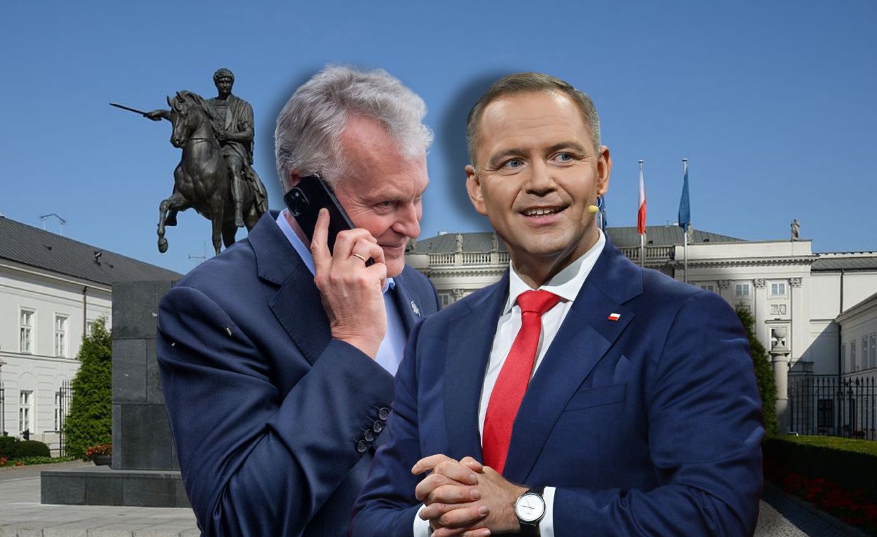 Prezydent Litwy zadzwonił do Nawrockiego. "Niektórzy powiedzieliby"