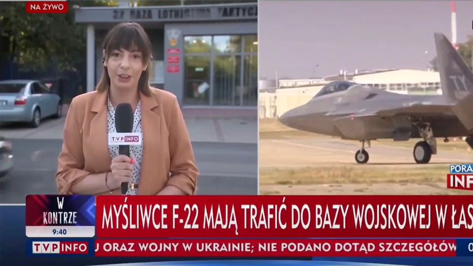 Wpadka reporterki TVP Info podczas relacji na żywo