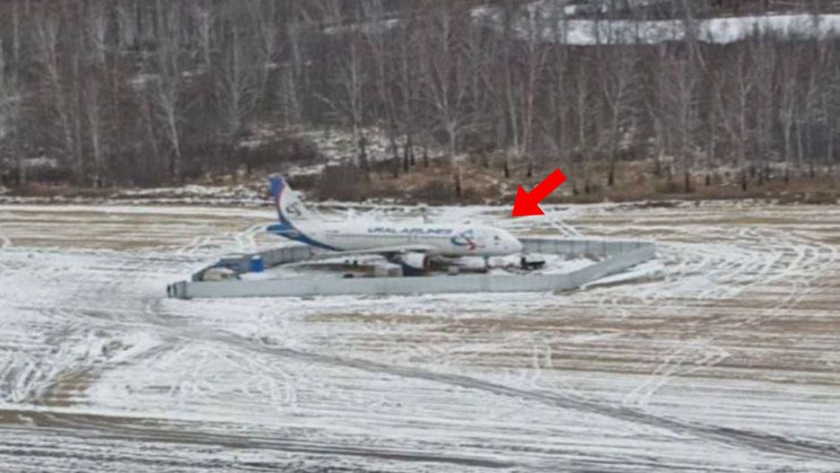 Airbus A320 linii Ural Airlines w Rosji