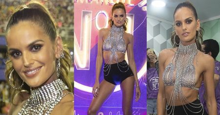 "Aniołek" Victoria's Secret wyszedł na ulicę z zaklejonymi sutkami