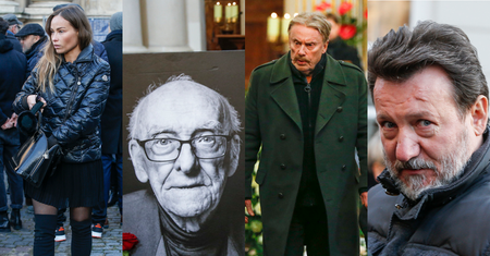 Gwiazdy żegnają Witolda Sobocińskiego: Daniel Olbrychski, Robert Więckiewicz, Weronika Książkiewicz... (ZDJĘCIA)