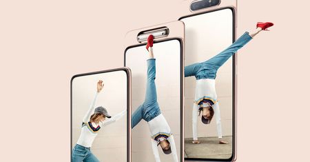 Galaxy A80 to nie tylko ciekawy aparat. Procesor Snapdragon 730 też jest przyzwoity