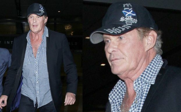 David Hasselhoff w gorszej formie prycha na paparazzi (FOTO)