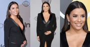 Ciężarna Eva Longoria eksponuje dekolt na Złotych Globach (ZDJĘCIA)