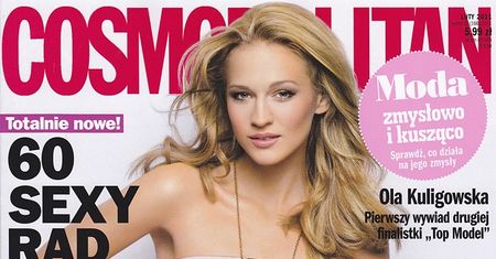 Kuligowska na okładce "Cosmo"! "JA WYGRAŁAM!"