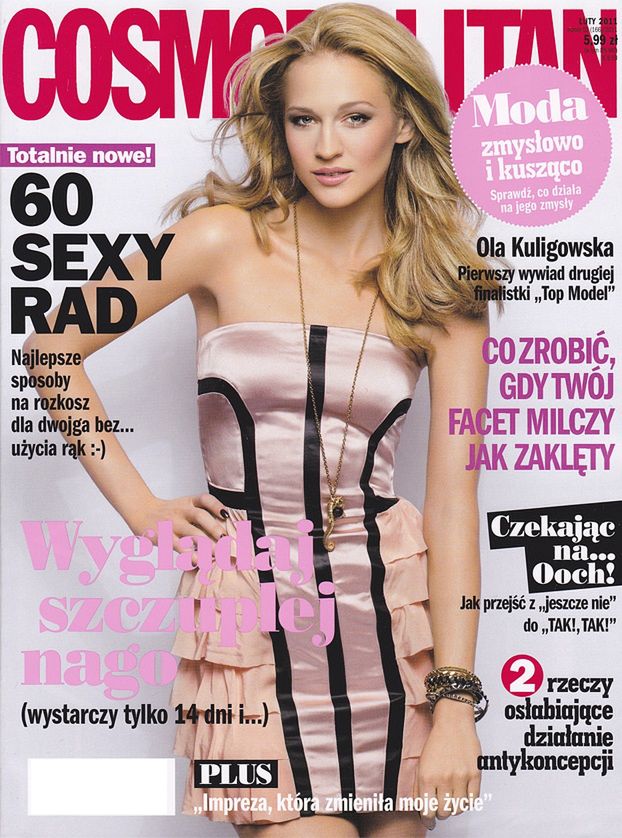 Kuligowska na okładce "Cosmo"! "JA WYGRAŁAM!"