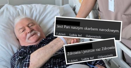 Seria wpisów Lecha Wałęsy ze szpitala. Internauci reagują