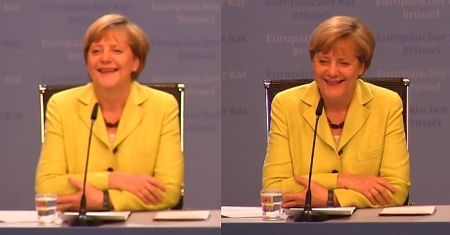 Dziennikarz śpiewa "Happy birthday" kanclerz Merkel!