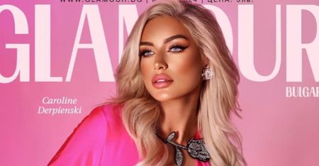 Caroline Derpienski pozuje na okładce bułgarskiego "Glamour". Klasa? (FOTO)