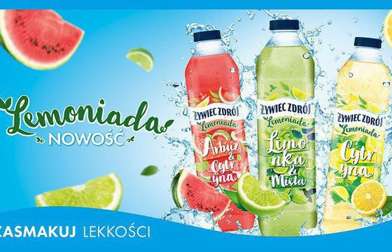 "Zasmakuj lekkości"  - Żywiec Zdrój reklamuje owocowe lemoniady