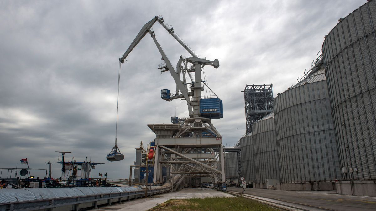 Na zdjęciu port w miejscowości Konstanca