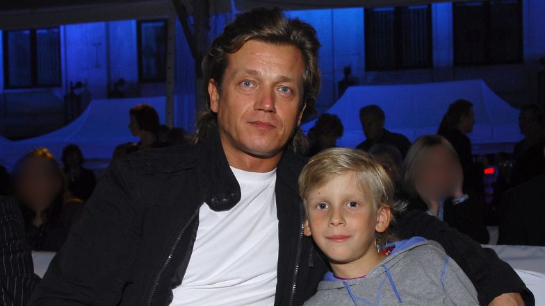 Jarosław Jakimowicz z synem