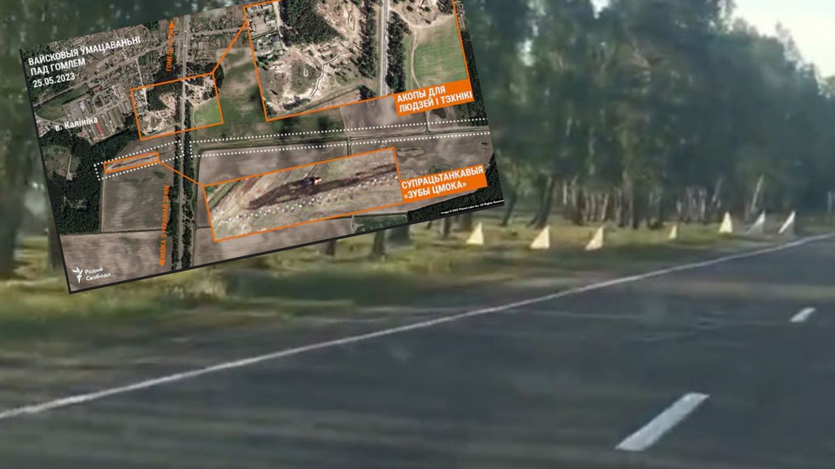 Zęby smoka i widoczne okopy. To przedstawiają zdjęcia satelitarne