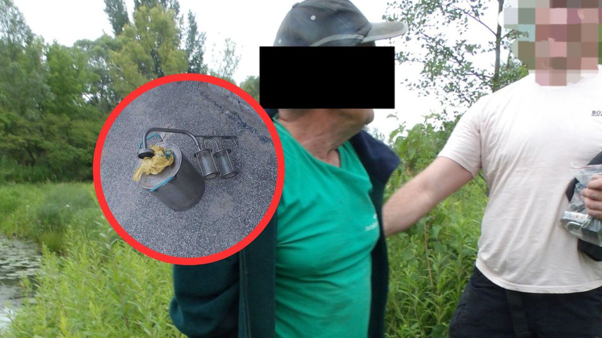 Mężczyzna zatrzymany nad Wisłą