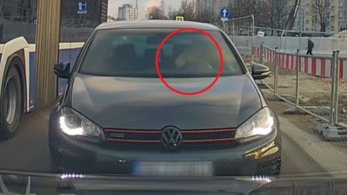 Kobieta jechała pod prąd.