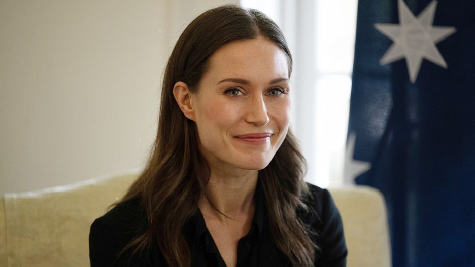 Finnish Prime Minister Sanna Marin visited Australian Prime Minister Anthony Albanese at Kirribilli House in Sydney. December 2nd, 2022. (Photo by Nick Moir / Sydney Morning Herald via Getty Images)