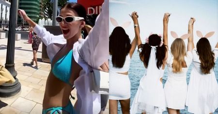Roksana Węgiel bawi się na wieczorze panieńskim, paradując po ulicach w BIKINI (FOTO)
