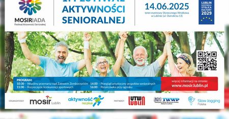 MOSiRiada – seniorzy na start! Pierwszy Festiwal Aktywności Senioralnej w Lublinie