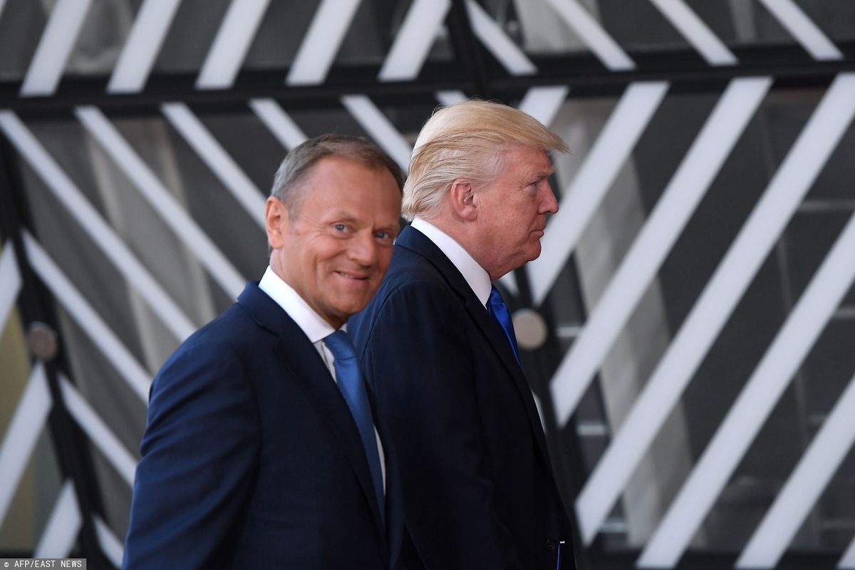 Donald Tusk oraz Donald Trump w Brukseli (zdj. arch.)