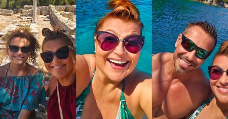 Katarzyna Skrzynecka CHWALI SIĘ greckimi wakacjami u boku umięśnionego męża i 14-letniej córki. Pozazdrościć? (ZDJĘCIA)