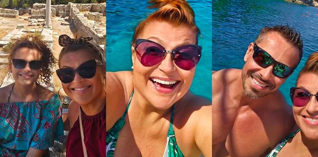 Katarzyna Skrzynecka CHWALI SIĘ greckimi wakacjami u boku umięśnionego męża i 14-letniej córki. Pozazdrościć? (ZDJĘCIA)