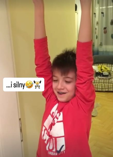 Szymon Bieniuk jako dziecko