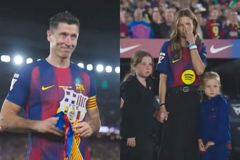 Robert i Anna Lewandowscy NIE KRYLI ŁEZ podczas pożegnania z FC Barceloną. Internauci komentują: "Ryczałem jak bóbr"