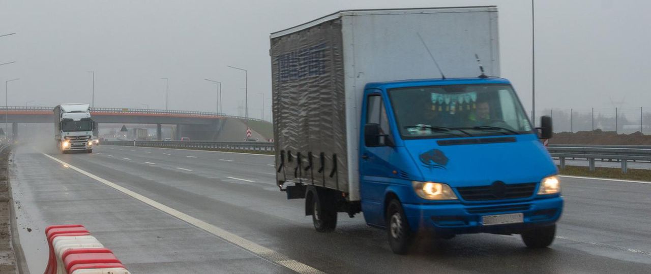 Autostrada otwarta, limity do 70 km/h. Jest ku temu powód