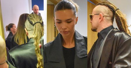 Sandra Kubicka i Aleksander Milwiw-Baron na rozprawie rozwodowej [WIDEO]