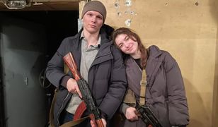 Wzięli ślub w trakcie ataku Rosjan. Od razu wstąpili do armii