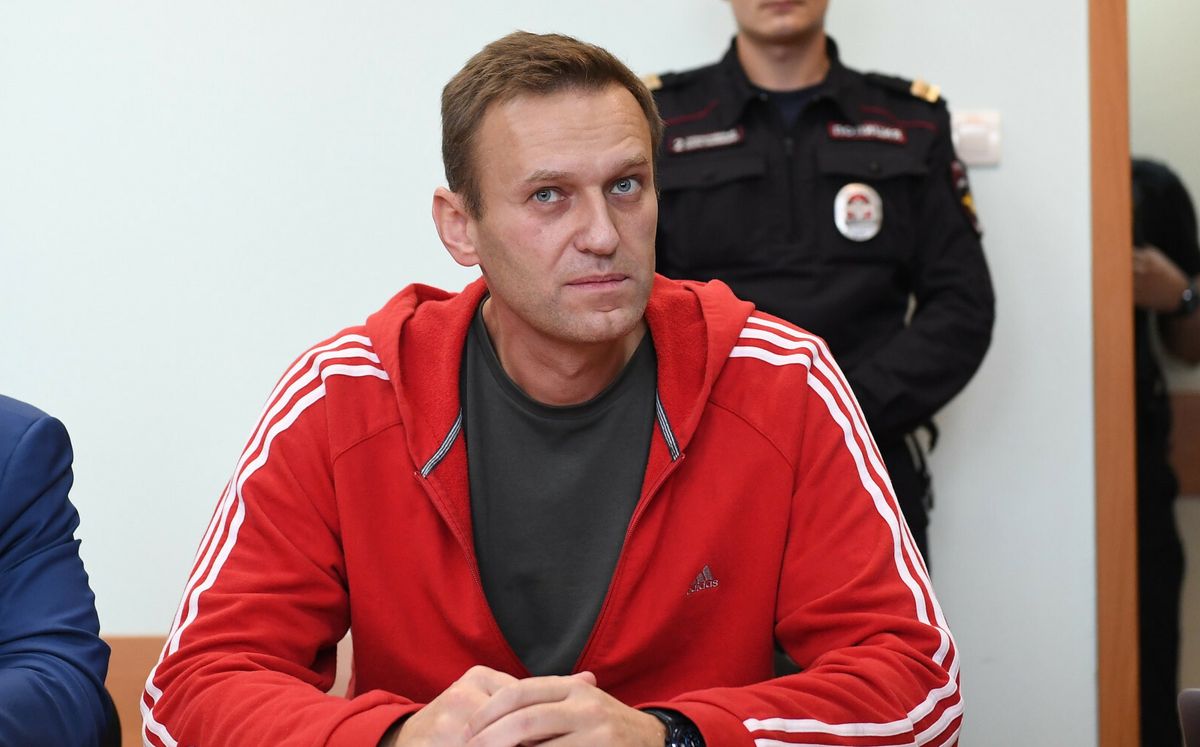 Aleksiej Nawalny w moskiewskim sądzie w 2019 r.