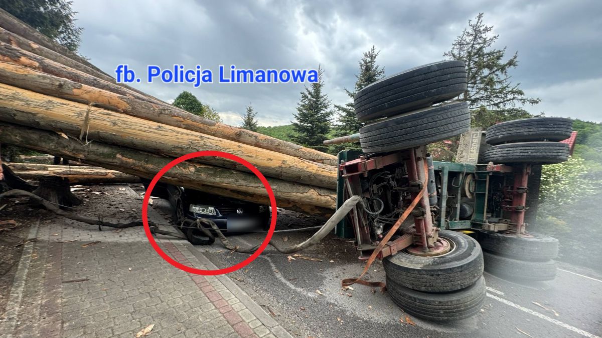 Groźny wypadek w Laskowej