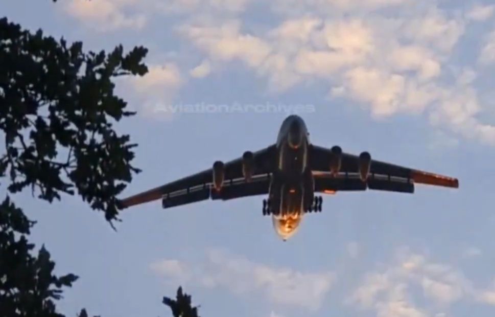 Pojawił się nad Ukrainą. Nagranie z Iłem-76 wzbudziło zainteresowanie