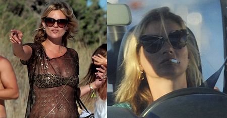 Kate Moss w bikini i z papierosem!