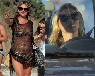 Kate Moss w bikini i z papierosem!