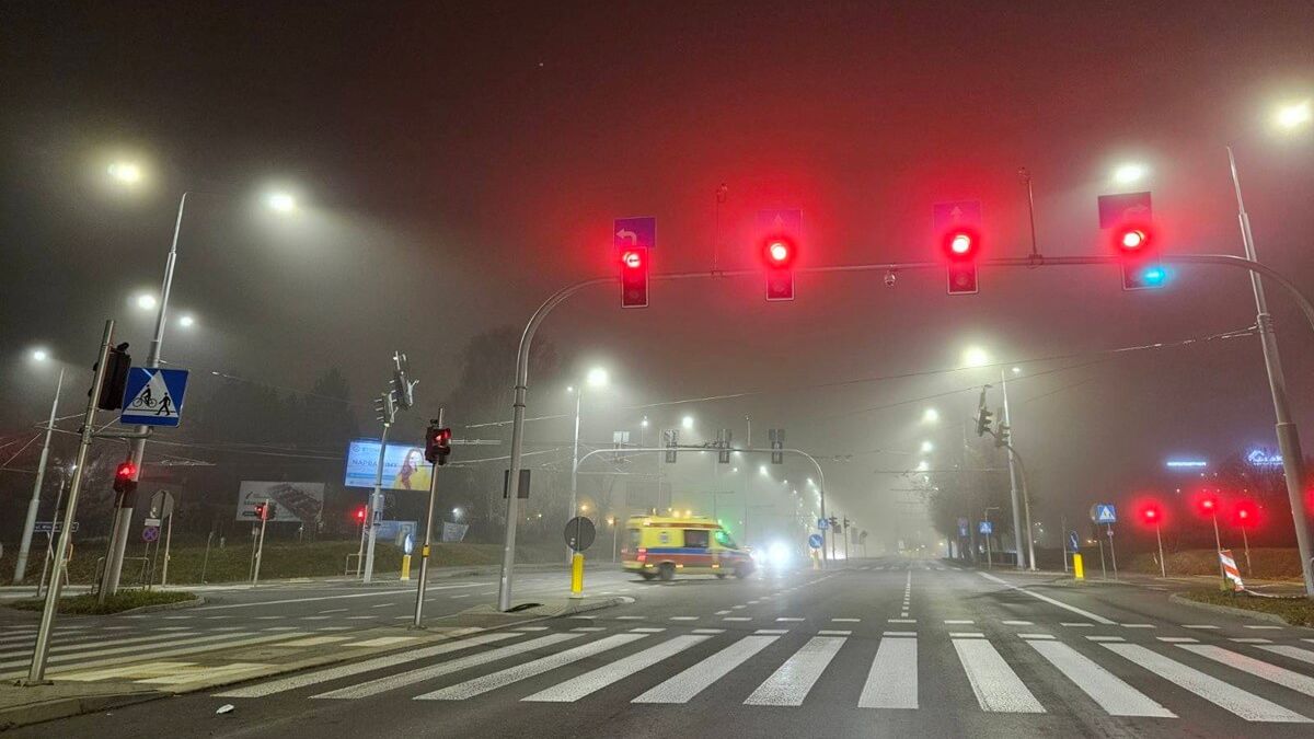 Mgła spowiła Lublin