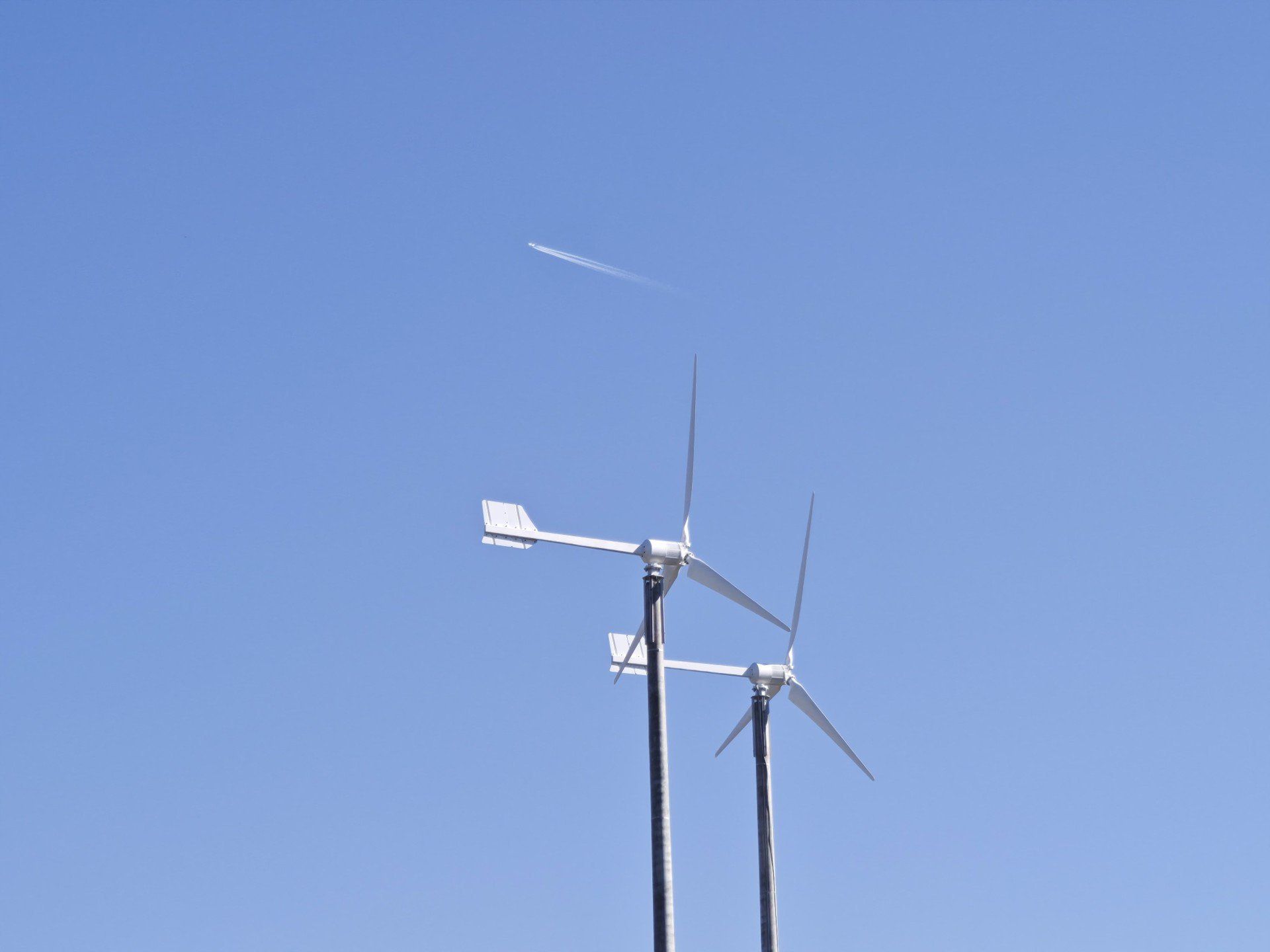 Turbiny wiatrowe na oczyszczalni ścieków w Libiążu