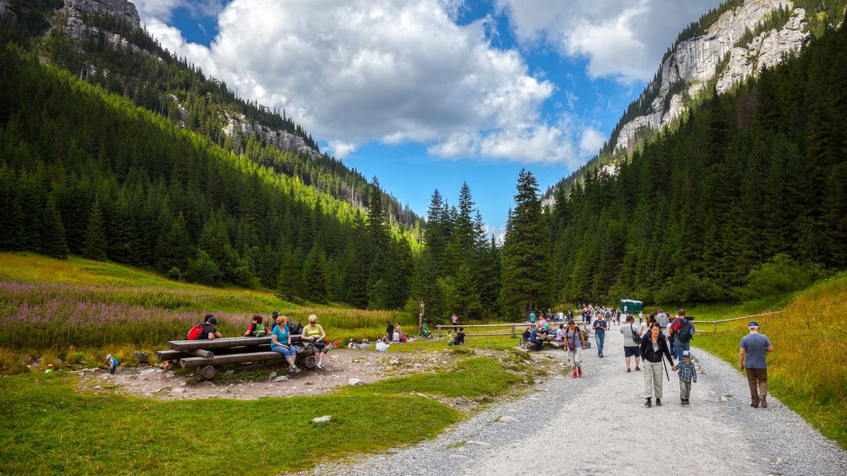 Dolina Kościeliska cieszy się ogromną popularnością 