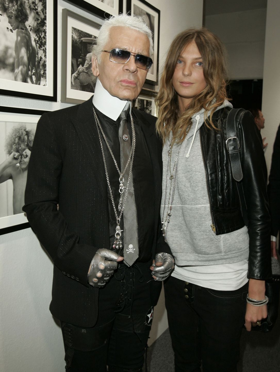 Karl Lagerfeld i Daria Werbowy chętnie razem pracowali