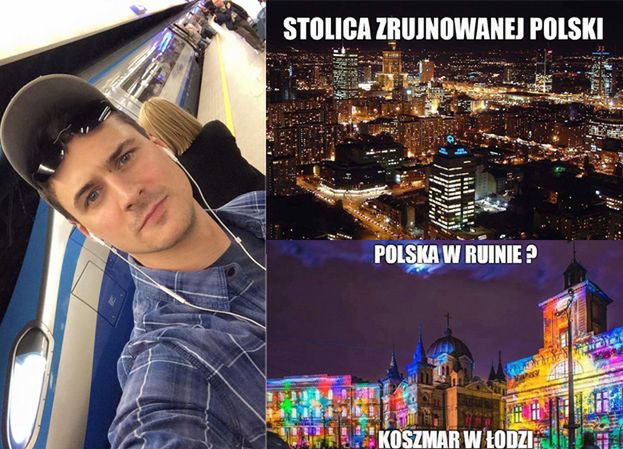 Damięcki śmieje się z "Polski w ruinie": "Schody na Centralnym działały! JAK ŻYĆ?"