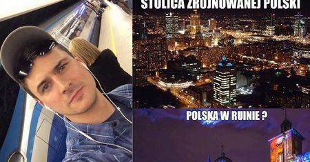 Damięcki śmieje się z "Polski w ruinie": "Schody na Centralnym działały! JAK ŻYĆ?"