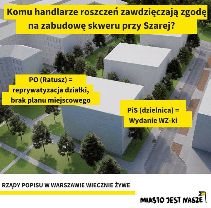 Deweloper wytnie drzewa w parku. MJN oskarża prezydent o pozwolenie. Ratusz zapowiada kontrolę