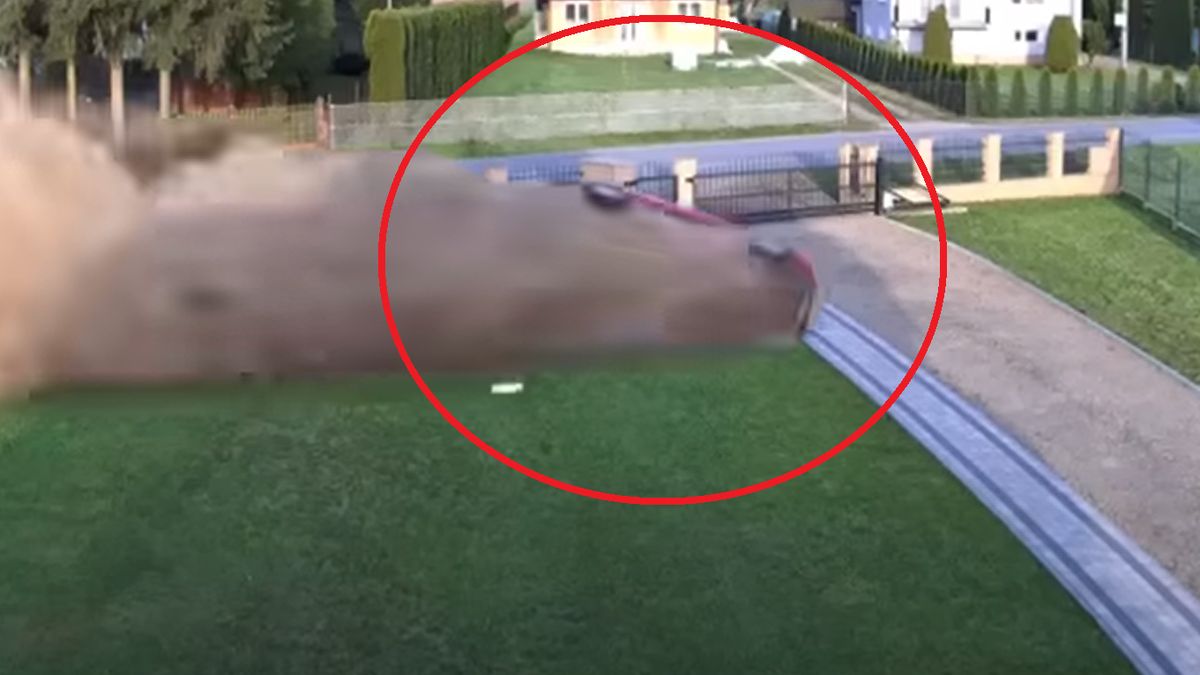 19-latek miał sporo szczęścia