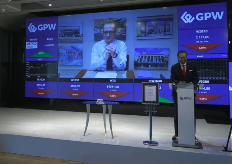Akcje Pepco zadebiutowały na warszawskiej giełdzie.