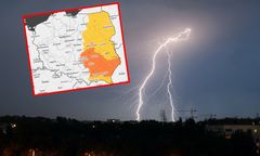 Zagrzmi na wschodzie Polski. Są ostrzeżenia